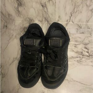 Size 7.5 Vans Men's Black and Gray Sneakers